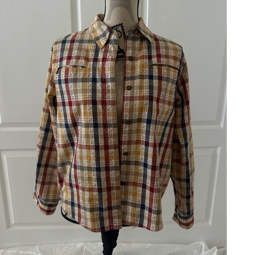 Women’s Plaid Shirt - Multicolor
